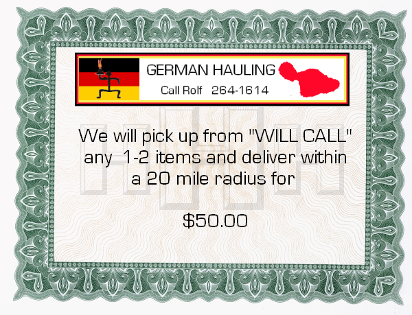 German Hauling Special