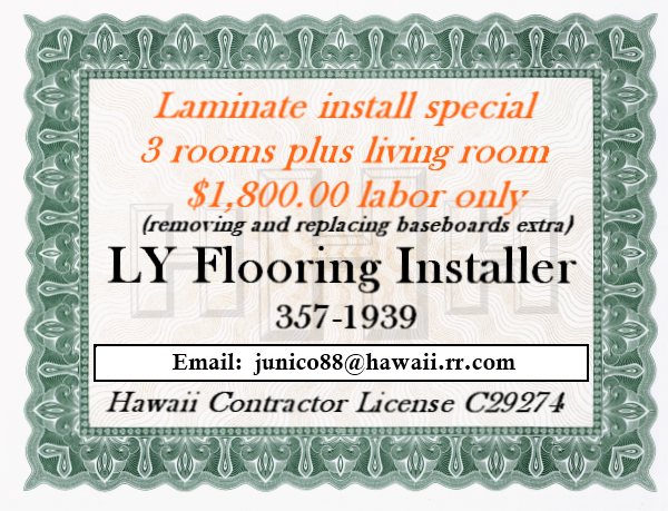 ly laminate flooring special