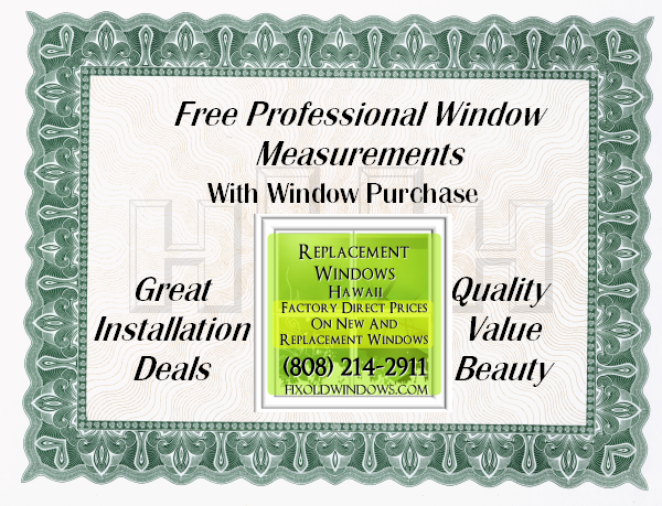 Free professional window measurement with window purchase